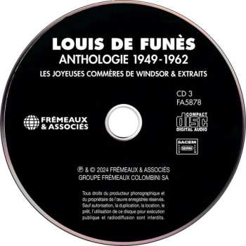 3CD Louis De Funès: Anthologie 1949-1962