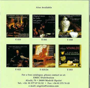 CD Louis-Gabriel Guillemain: Amusement Op. 18