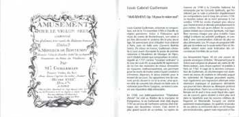 CD Louis-Gabriel Guillemain: Amusement Op. 18