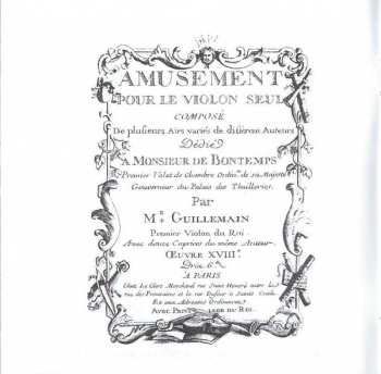 CD Louis-Gabriel Guillemain: Amusement Op. 18