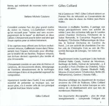 CD Louis-Gabriel Guillemain: Amusement Op. 18