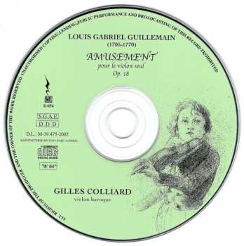 CD Louis-Gabriel Guillemain: Amusement Op. 18