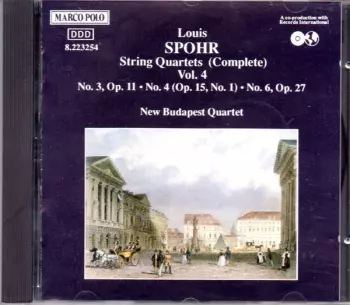 String Quartets (Complete) Vol. 4 - Nos. 3, 4 & 6