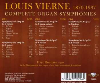 3CD Louis Vierne: Complete Organ Symphonies