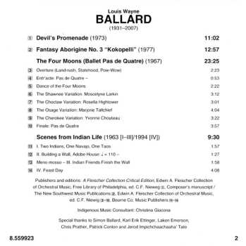 CD John Jeter: The Four Moons / Devil's Promenade / Fantasy Aborigine No. 3 "Kokopelli" / Scenes from Indian Life