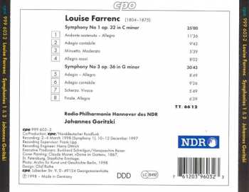 CD Louise Farrenc: Symphonies 1 & 3