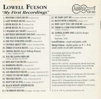 CD Lowell Fulson: My First Recordings