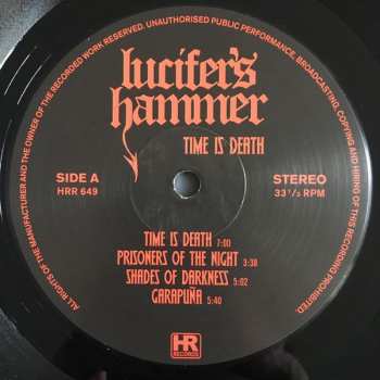 LP Lucifer's Hammer: Time Is Death LTD | CLR