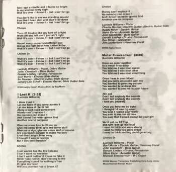 CD Lucinda Williams: Car Wheels On A Gravel Road