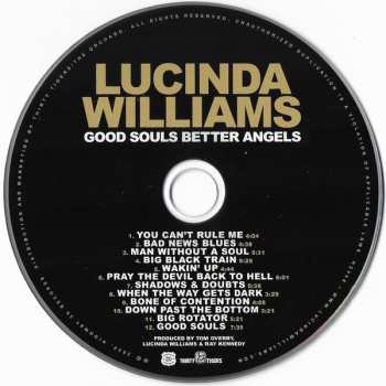 CD Lucinda Williams: Good Souls Better Angels