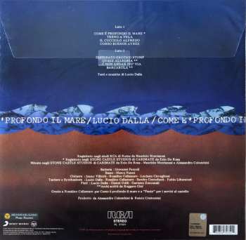 LP/CD Lucio Dalla: Come È Profondo Il Mare