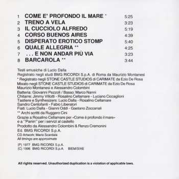 CD Lucio Dalla: Come È Profondo Il Mare