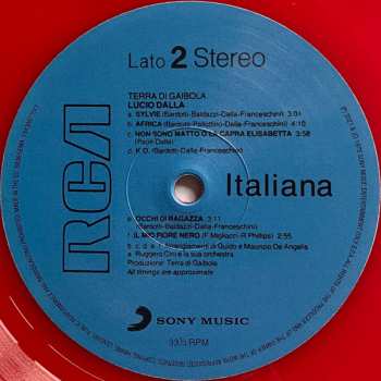LP Lucio Dalla: Terra Di Gaibola LTD | NUM | CLR