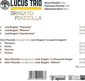 CD Lucus Trio: Bragato Piazzolla