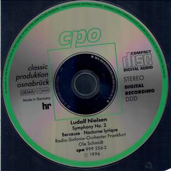 CD Radio-Sinfonie-Orchester Frankfurt: Symphony No. 2 - Symphony Of Joy / Berceuse / Nocturne Lyrique