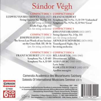 6CD/Zestaw pudełkowy Ludwig van Beethoven: Beethoven • Haydn • Schubert • Brahms • Schönberg • Bartók • Berg • Stravinsky