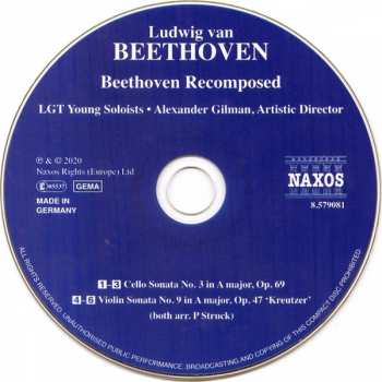 CD Ludwig van Beethoven: Beethoven Recomposed
