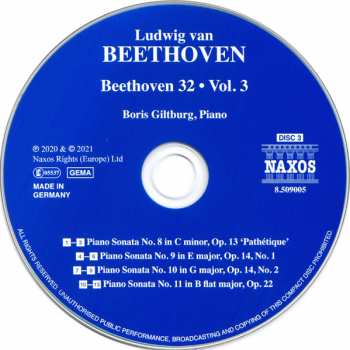 9CD/Zestaw pudełkowy Ludwig van Beethoven: Complete Piano Sonatas
