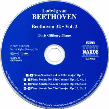 9CD/Zestaw pudełkowy Ludwig van Beethoven: Complete Piano Sonatas