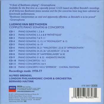 12CD/Zestaw pudełkowy Ludwig van Beethoven: Complete Piano Sonatas & Concertos