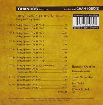 8CD/Zestaw pudełkowy Ludwig van Beethoven: Complete String Quartets
