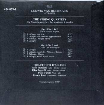 10CD/Zestaw pudełkowy Ludwig van Beethoven: Complete String Quartets = Die Streichquartette - Les Quatuors À Cordes