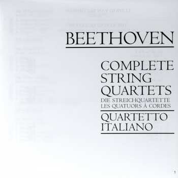 10CD/Zestaw pudełkowy Ludwig van Beethoven: Complete String Quartets = Die Streichquartette - Les Quatuors À Cordes
