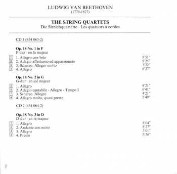 10CD/Zestaw pudełkowy Ludwig van Beethoven: Complete String Quartets = Die Streichquartette - Les Quatuors À Cordes