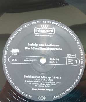 3LP/Zestaw pudełkowy Ludwig van Beethoven: Die Frühen Streichquartette Op. 18 Nr. 1-6