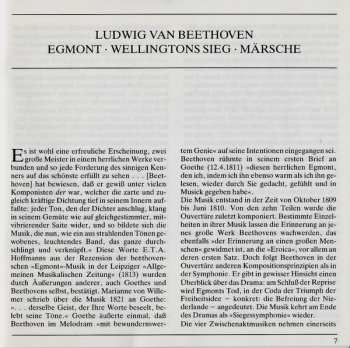 CD Ludwig van Beethoven: Egmont ∙ Wellingtons Sieg ∙ Märsche