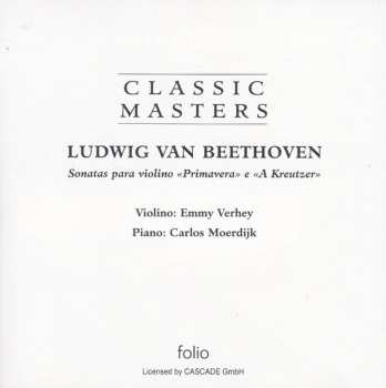 CD Ludwig van Beethoven: Sonatas Para Violino "Primavera" E "A Kreutzer"