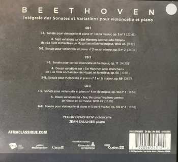 3CD Ludwig van Beethoven: Intégrale Des Sonates Et Variations Pour Violoncelle Et Piano