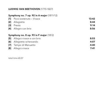 SACD Ludwig van Beethoven: Symphonies Nos. 7 & 8 (Complete Symphonies, Vol.3)