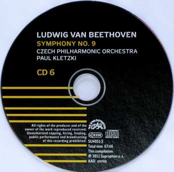 6CD/Zestaw pudełkowy The Czech Philharmonic Orchestra: Symphonies