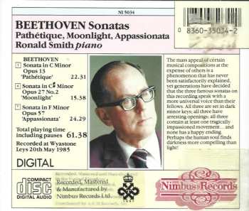 CD Ludwig van Beethoven: Piano Sonatas: Pathétique, Moonlight, Appassionata