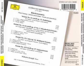 CD Ludwig van Beethoven: Sonaten No. 8 »Pathétique« · No. 14 »Mondschein · Moonlight« · No. 21 »Waldstein« · No. 23 »Appassionata«