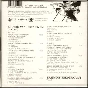 3CD/Zestaw pudełkowy Ludwig van Beethoven: Sonates Vol.1