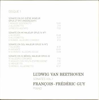 3CD/Zestaw pudełkowy Ludwig van Beethoven: Sonates Vol.1