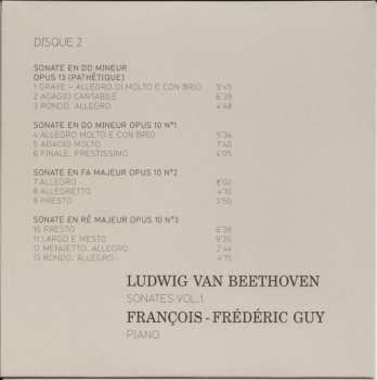 3CD/Zestaw pudełkowy Ludwig van Beethoven: Sonates Vol.1