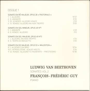 3CD/Zestaw pudełkowy Ludwig van Beethoven: Sonates Vol.2