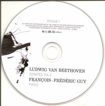 3CD/Zestaw pudełkowy Ludwig van Beethoven: Sonates Vol.2