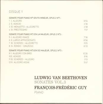 3CD/Zestaw pudełkowy Ludwig van Beethoven: Sonates Vol.3