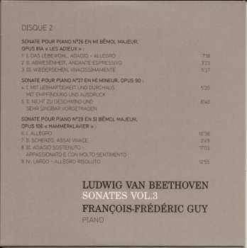 3CD/Zestaw pudełkowy Ludwig van Beethoven: Sonates Vol.3