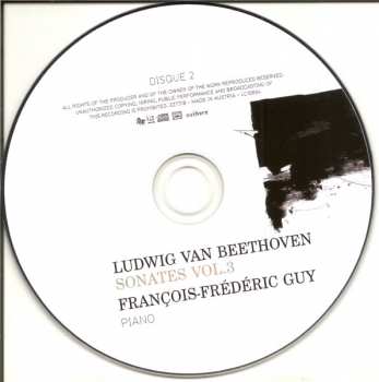 3CD/Zestaw pudełkowy Ludwig van Beethoven: Sonates Vol.3