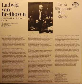 LP The Czech Philharmonic Orchestra: Symfonie No. 2 D Dur, Op. 36