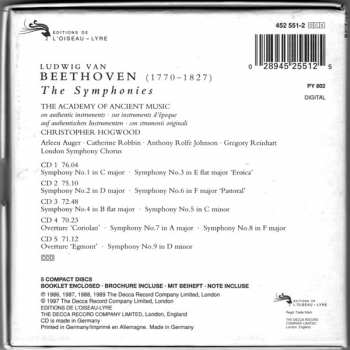 5CD/Zestaw pudełkowy Ludwig van Beethoven: The Symphonies