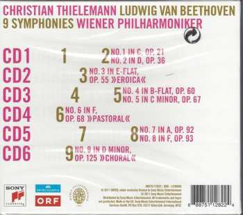 6CD/Zestaw pudełkowy Ludwig van Beethoven: Symphonies