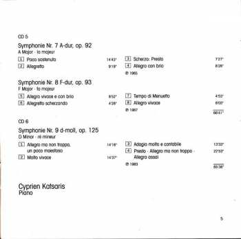 6CD/Zestaw pudełkowy Ludwig van Beethoven: Symphonies Nos.1-9 