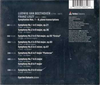 6CD/Zestaw pudełkowy Ludwig van Beethoven: Symphonies Nos.1-9 