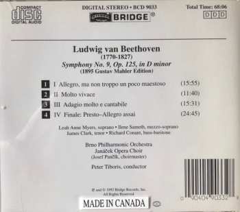 CD Ludwig van Beethoven: Symphony Nº9 Gustav Mahler Re-Orchestration 1895